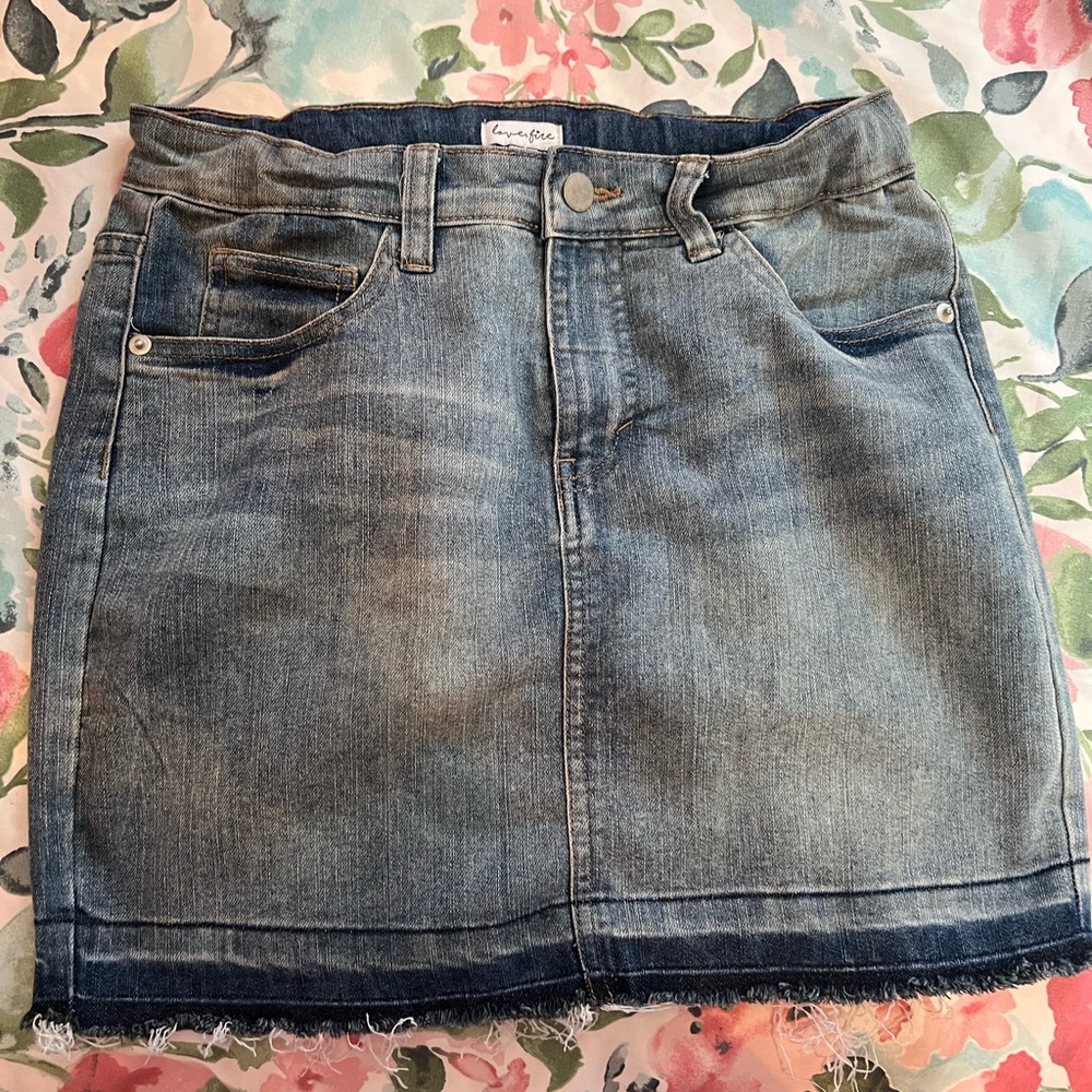 Girls jeans skirt
